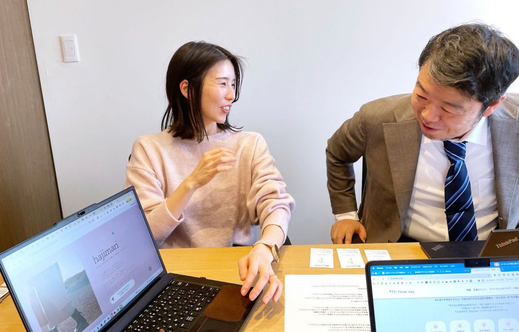 代表取締役社長 林 英史 / 取締役 加藤 ゆかり